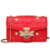 Bee Buckle Shoulder Bag-Clutch