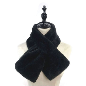 Thicken Plush Faux Fur Scarf