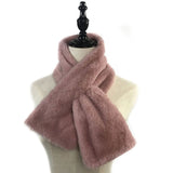 Thicken Plush Faux Fur Scarf