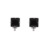 Geometric Clip on Earrings