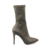 Perixir Stretch Fabric Pointed Toe Ankle Boots
