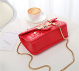 Bee Buckle Shoulder Bag-Clutch
