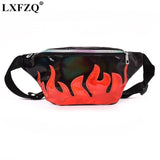 Translucent Reflective Multi-Print Fanny Pack