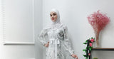 Lace Embroidery Long Robe