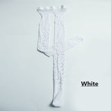 Shiny Rhinestone Open Crotch/Closed Crotch Fishnet Stockings