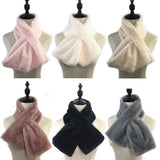 Thicken Plush Faux Fur Scarf