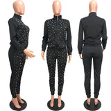 2pc Pearl Long Sleeve Jogger Set